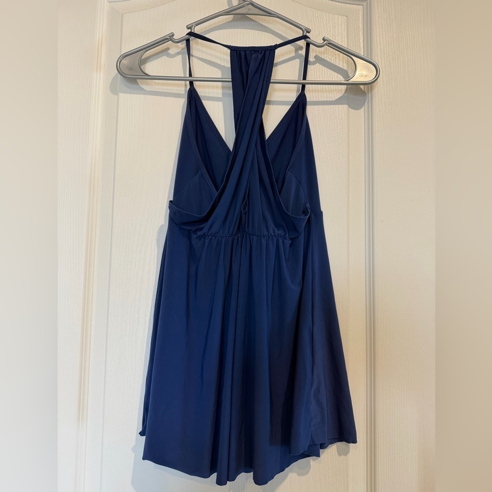 Express Navy Blue Top - Picture 2 of 4
